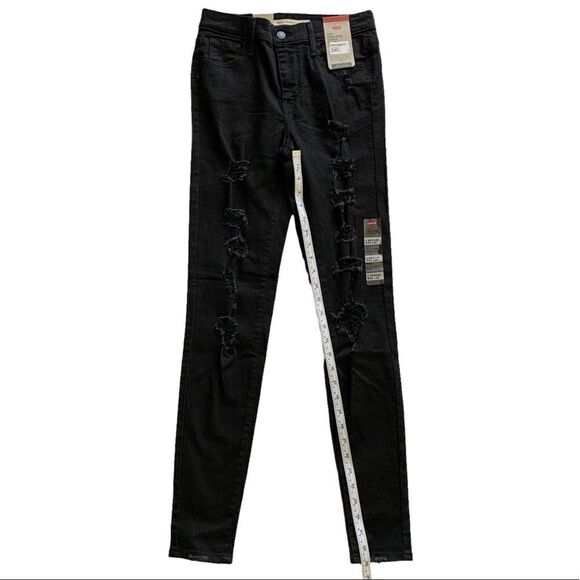 LEVIS 720 High Rise Super Skinny Distressed Jeans! - Picture 2 of 8